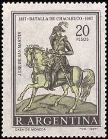 San Martín on Horseback