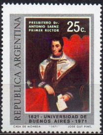 Antonio Saenz (1780-1825), first Rector of the University