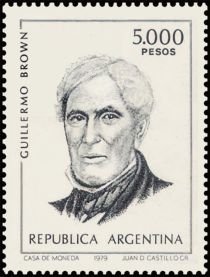 Admiral Guillermo Brown (1777~1857)