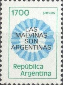 Occupation of the Malvinas Islands, overprinted