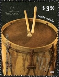 Mercosur - Musical instruments - Bombo tubular