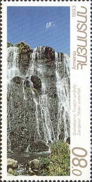 Waterfalls on Shaki River, Zangezur