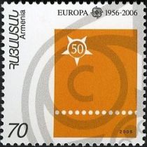 50th Anniversary of First Europa Stamps - "C" and Emblem