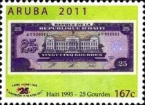 Banknote - 25 Gourdes, Haiti 1993