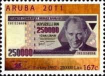 Banknote - 250 000 Lire, Turkey 1997