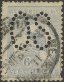 Kangaroo and Map, Perforated OS