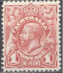 King George V - recess printed