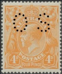 King George V, Perforated OS