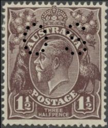 King George V, Perforated OS