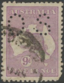 Kangaroo and Map, Perforated OS