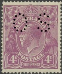 King George V, Perforated OS