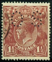 King George V, Perforated OS