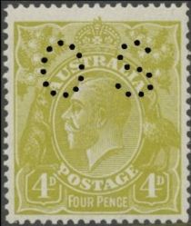 King George V, Perforated OS