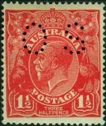 King George V, Perforated OS