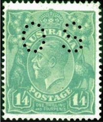 King George V, Perforated OS