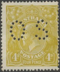 King George V, Perforated OS