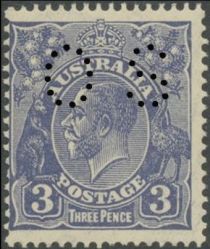 King George V, Perforated OS