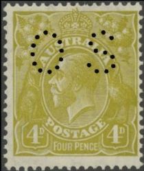 King George V, Perforated OS