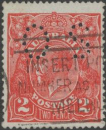 King George V, Perforated OS