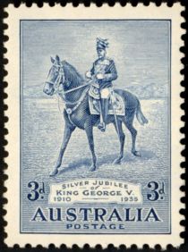 King George V on "Anzac"