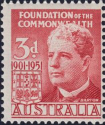 Edmund Barton (1849-1920) - first Prime Minister