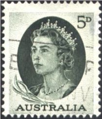 Queen Elizabeth II - phosphor paper