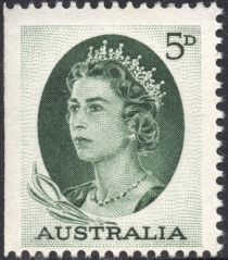 Queen Elizabeth II - phosphor paper