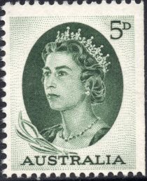 Queen Elizabeth II - phosphor paper