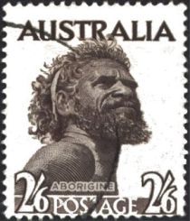 Aborigine, white paper