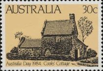 Australia Day 1984 - Cook's Cottage