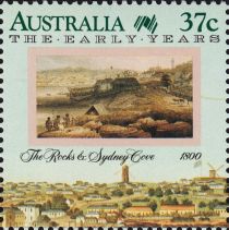 The Rocks and Sydney Cove, 1800