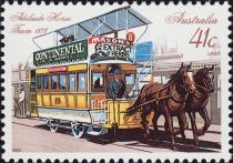 Horse Drawn Tram, Adelaide, 1878