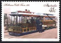 Cable Tram, Melbourne, 1886