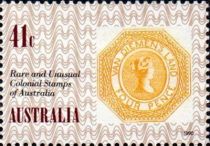 Tasmania, 1853 4d. Stamp