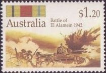 Australians Advancing at Battle of El Alamein