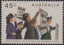 Centenary of Votes for Women in South Australia