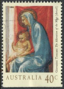 Christmas - Madonna & Child, by Toscani - I(B)