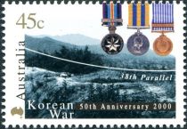 Medals and Korean Landscape