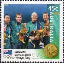 Men's 4 x 200m Freestyle Relay, offset