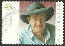 Slim Dusty Wearing "Sundowner" Hat