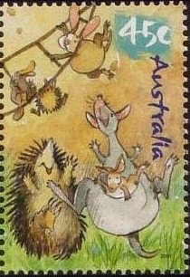 Wallaby, Echidna and Platypus on Rope Ladder