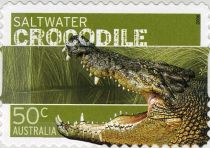 Saltwater Crocodile (Crocodylus porosus) - Coil stamp