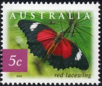 Red Lacewing (Cethosia cydippe chrisippe)