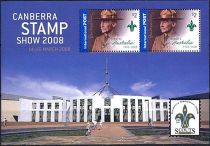 Canberra Stamp Show 2008 on Scouts