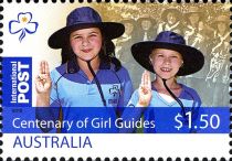 Guides Saluting