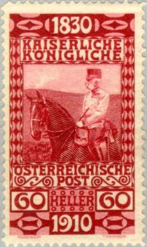 Emperor Franz Joseph on horse