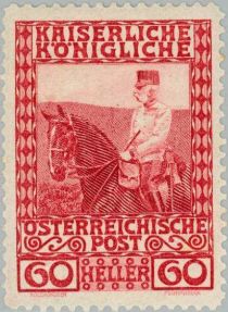 Emperor Franz Joseph on horse