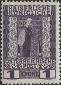 Emperor Franz Joseph in coronation vestment