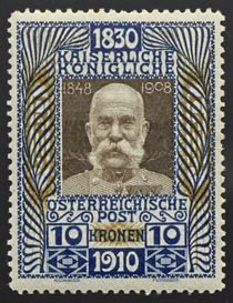 Emperor Franz Joseph (reign 1848-1916)