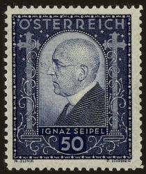 Seipel, Dr. Ignaz (1876-1932) federal chancellor